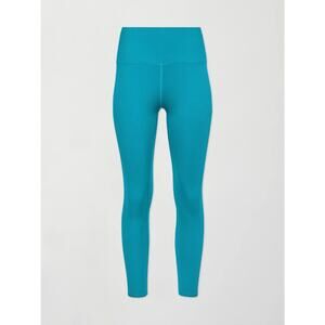 Athleta Elation Aqua Ribbed Leggings Size S Small